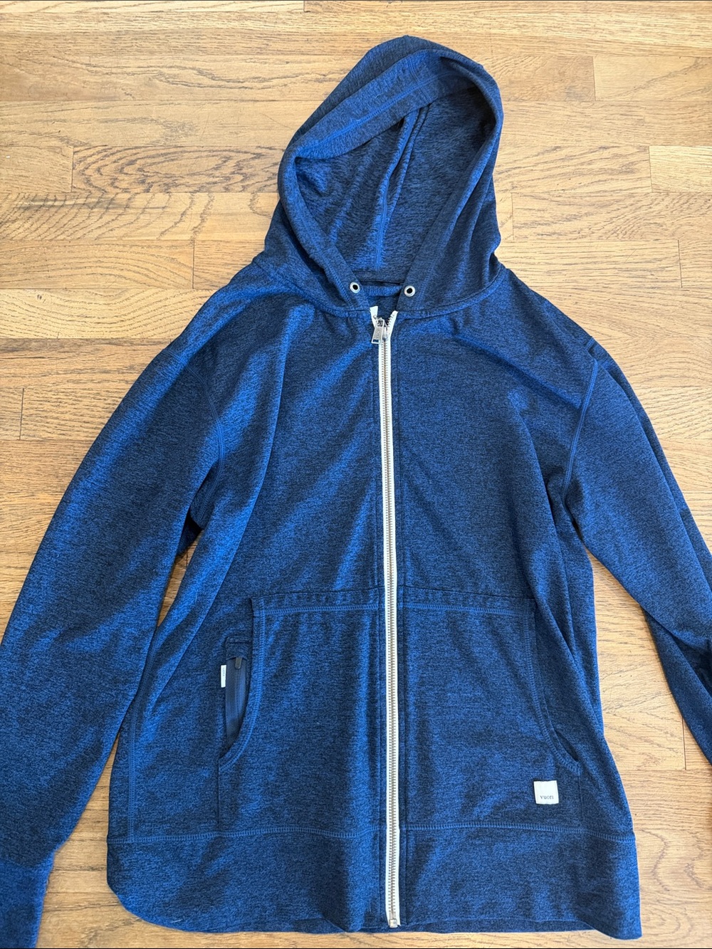 Vuori mens blue hoodie size medium - Picture 3 of 8